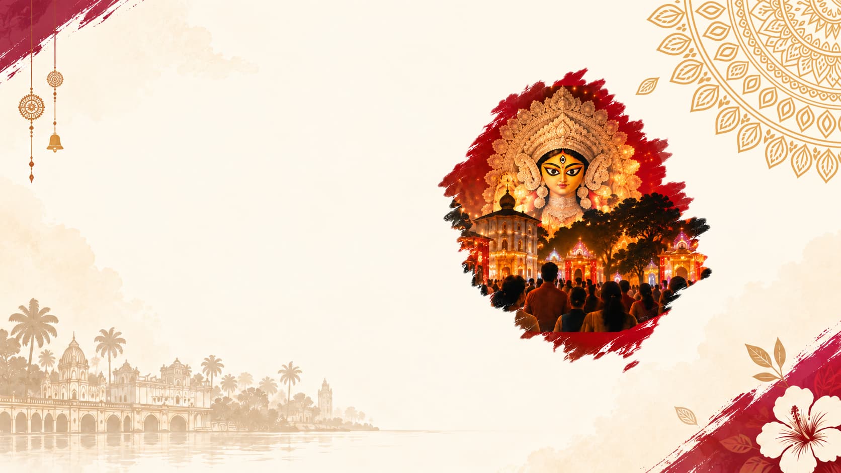 Durga Idol Background